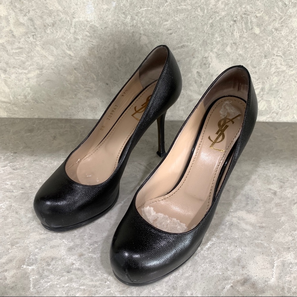 YSL Black Heels